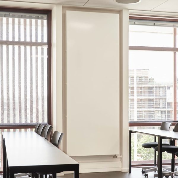 Integral Vertical radiator in school