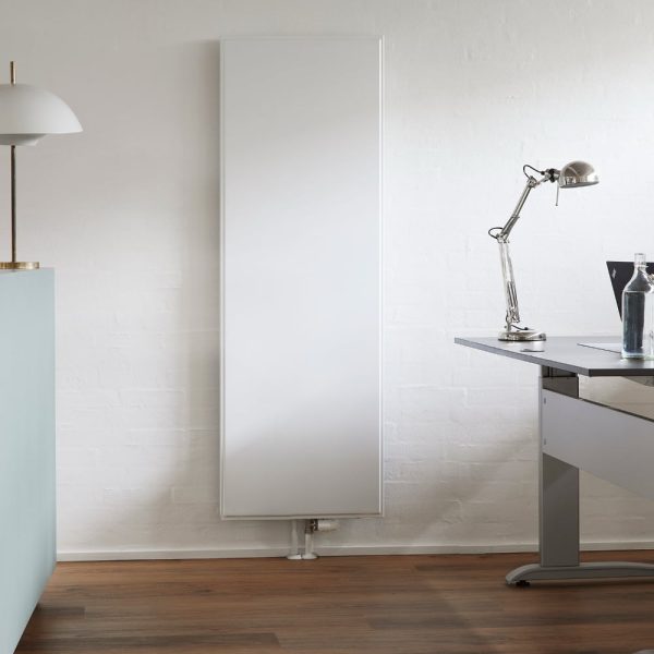 P5 Vertical radiator in office
