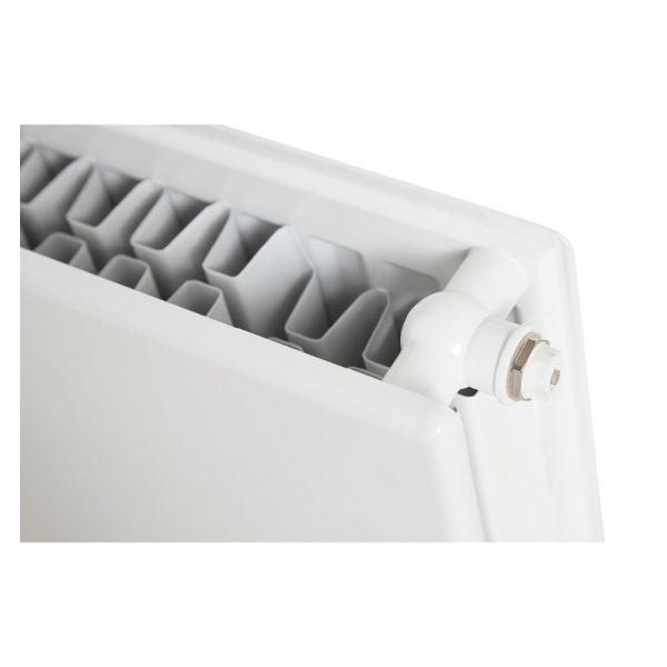 Integral-Horizontal radiator close up