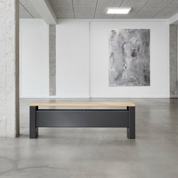 Integral bench radiator