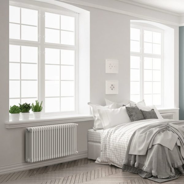 Keta Horizontal radiator in bedroom