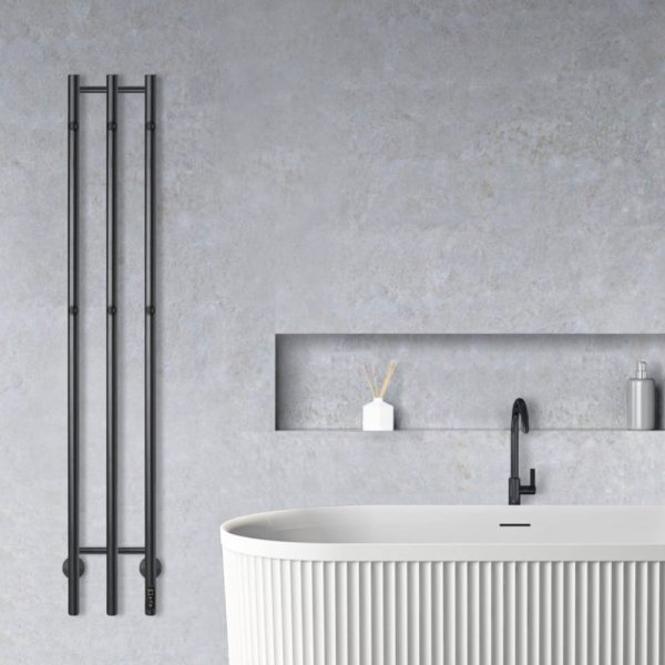 H3 power electric heated towel rail